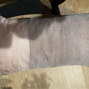 Elegant Silk Lumbar Pillow